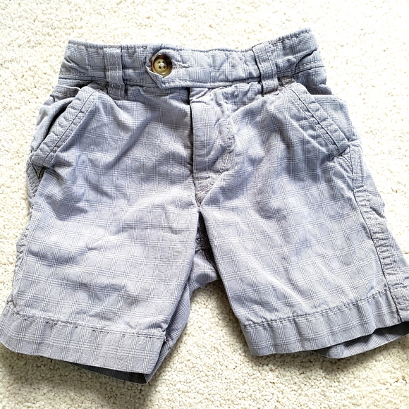 Baby Gap Gray Plaid Baby Boy Shorts s12-18m - Picture 1 of 5